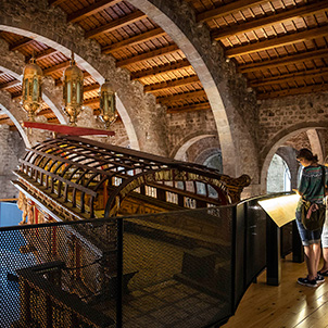"Dockyards and galleys" at the Barcelona Maritime Museum (MMB)
