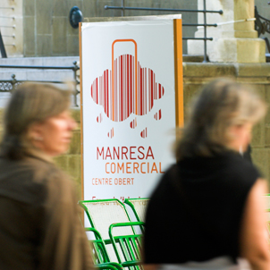 Campaign for the new image of Manresa Comercial