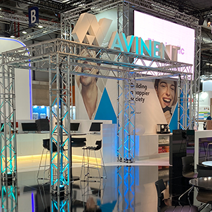 Estand d’Avinent per a la fira Expodental 2024