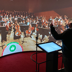 Experiencia interactiva «Dirige la orquesta, dirige la banda»