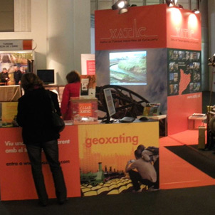 The XATIC (Catalan Network of Industrial Tourism) stand at the SITC (Catalan International Tourism Fair)